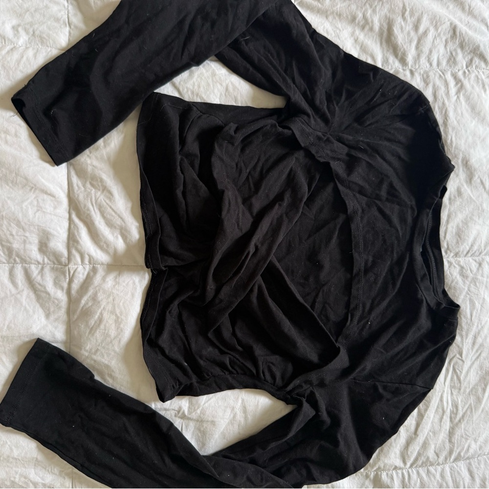 Black Long Sleeve Top